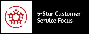 5-Star Customer Service Focus